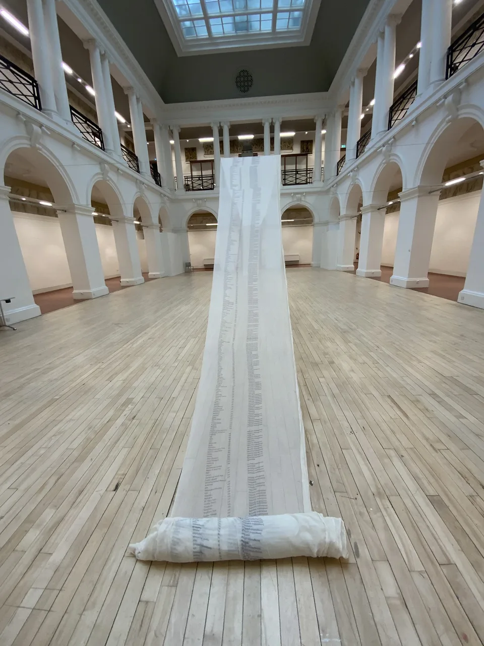 The scroll in tension