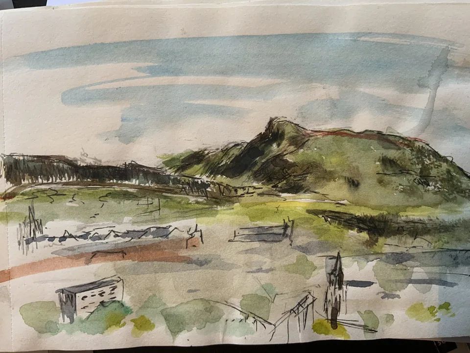 View from Blackford Hill of Arthur's Seat